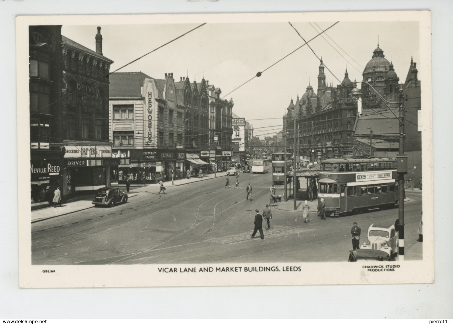 ROYAUME UNI - ENGLAND - LEEDS - Vicar Lane And Market Buildings - Leeds