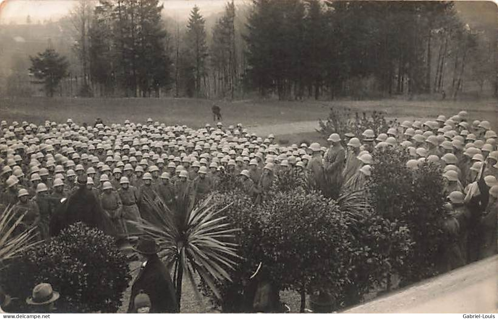 Carte-Photo Armée Suisse Militaria Schweizer Armee Militär Militärfeier Cérémonie Militaire - Mon