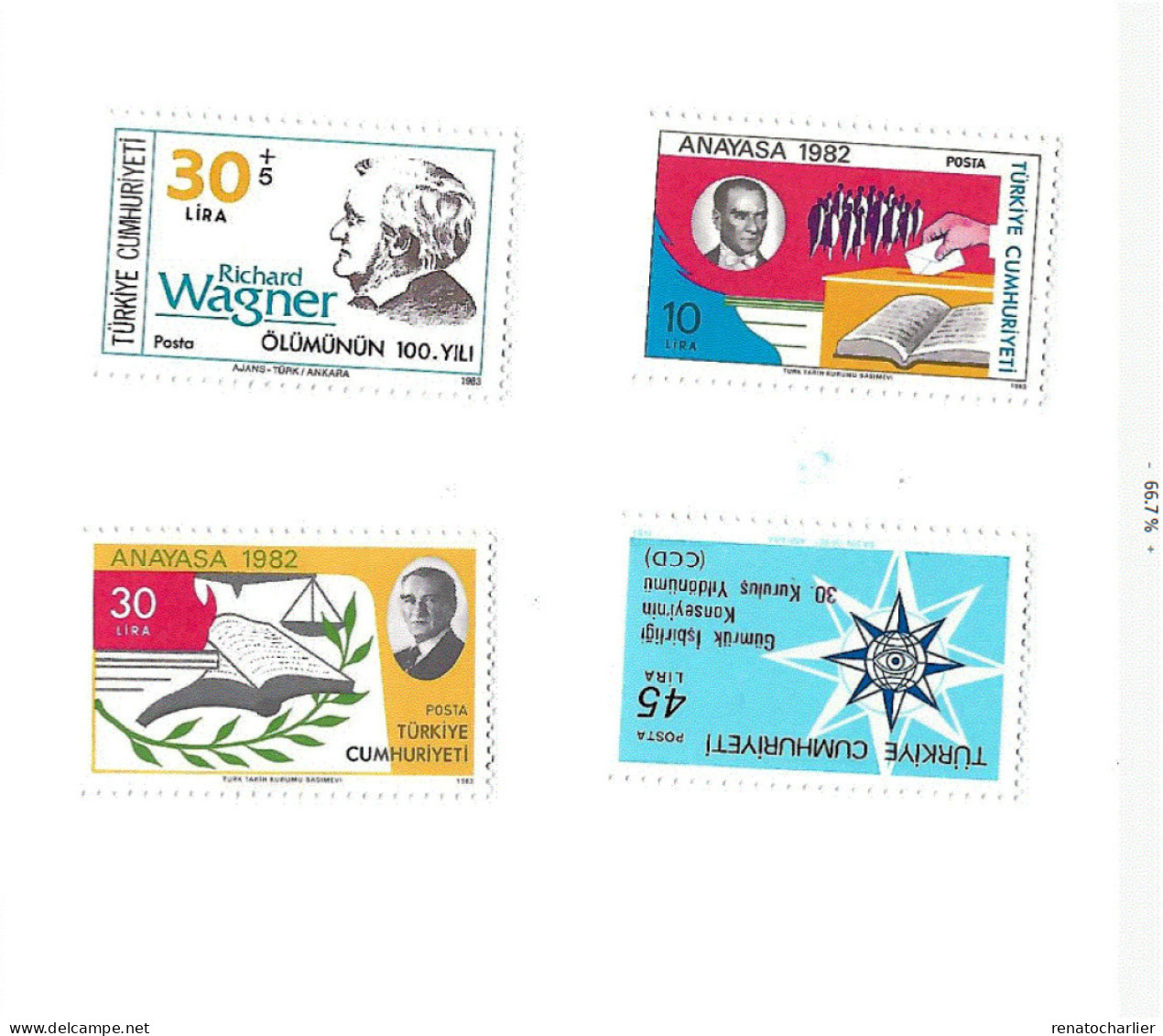 Wagner,Nouvelle Constitution,CCD,MNH,Neuf Sans Charnière, - Official Stamps