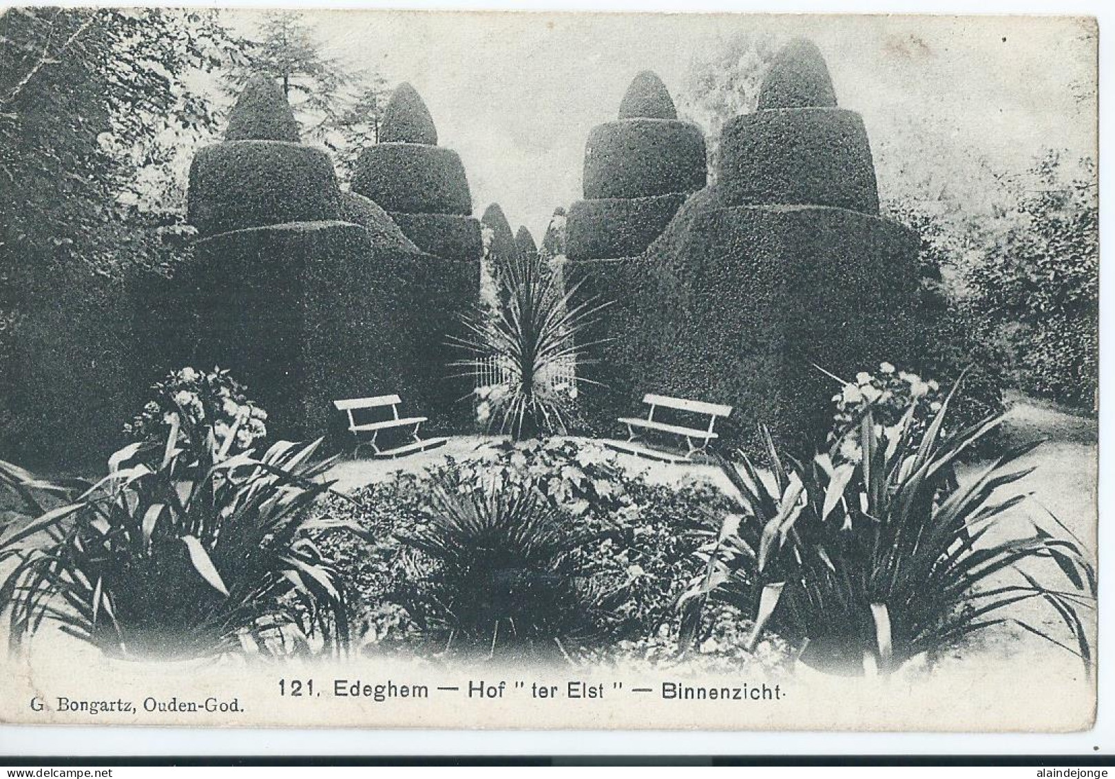 Edegem - Edeghem - Hof "Ter Elst" - Binnenzicht - 1913 - Edegem