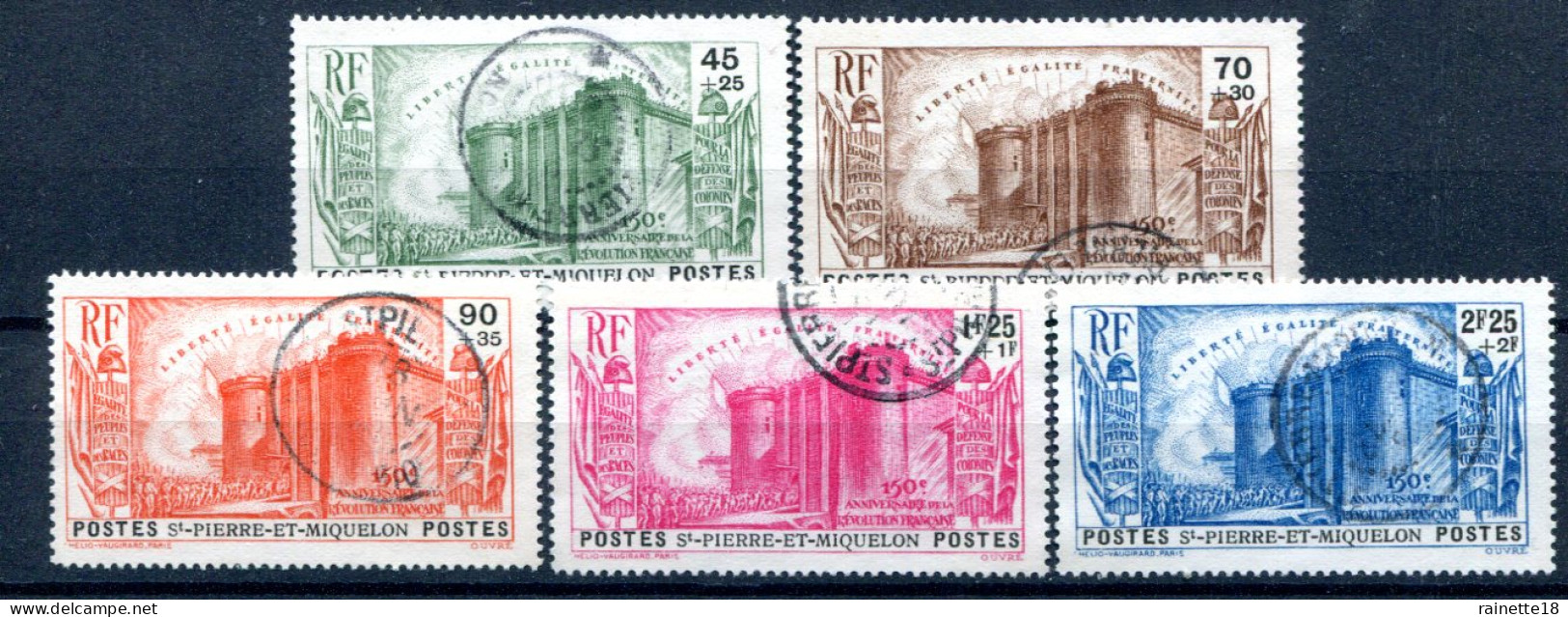 Saint Pierre Et Miquelon         191/195  Oblitérés - Used Stamps
