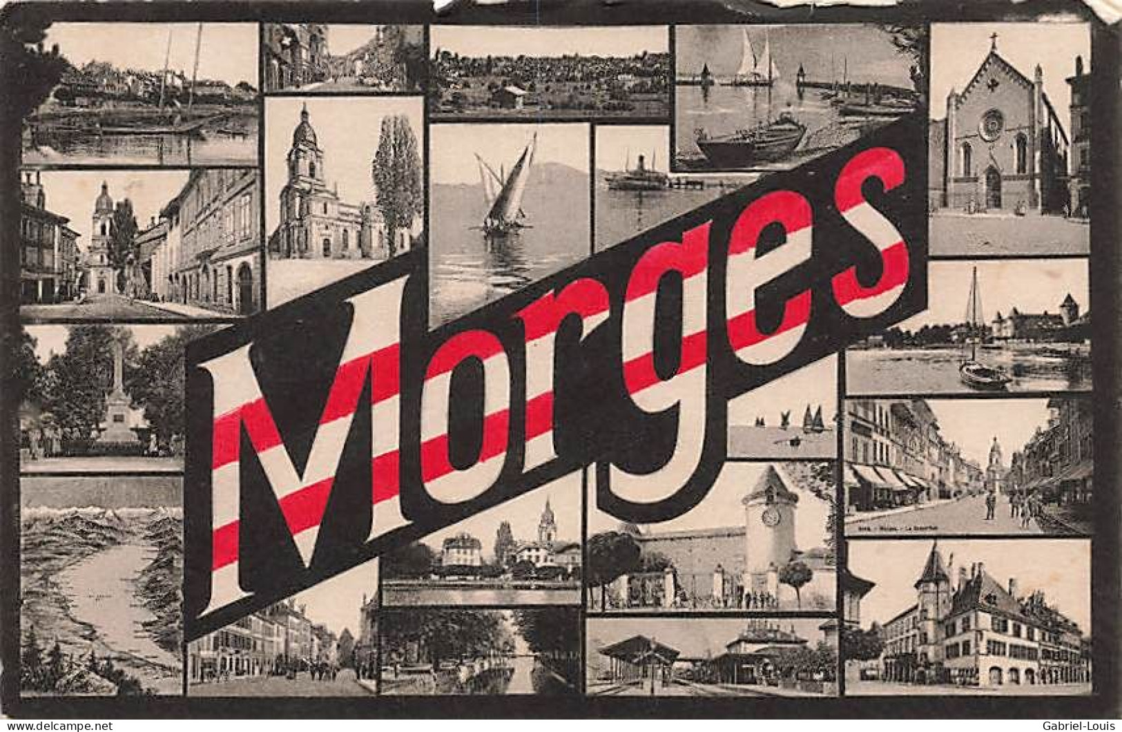 Morges Vues Multiples 1910 Multi Vues - Morges