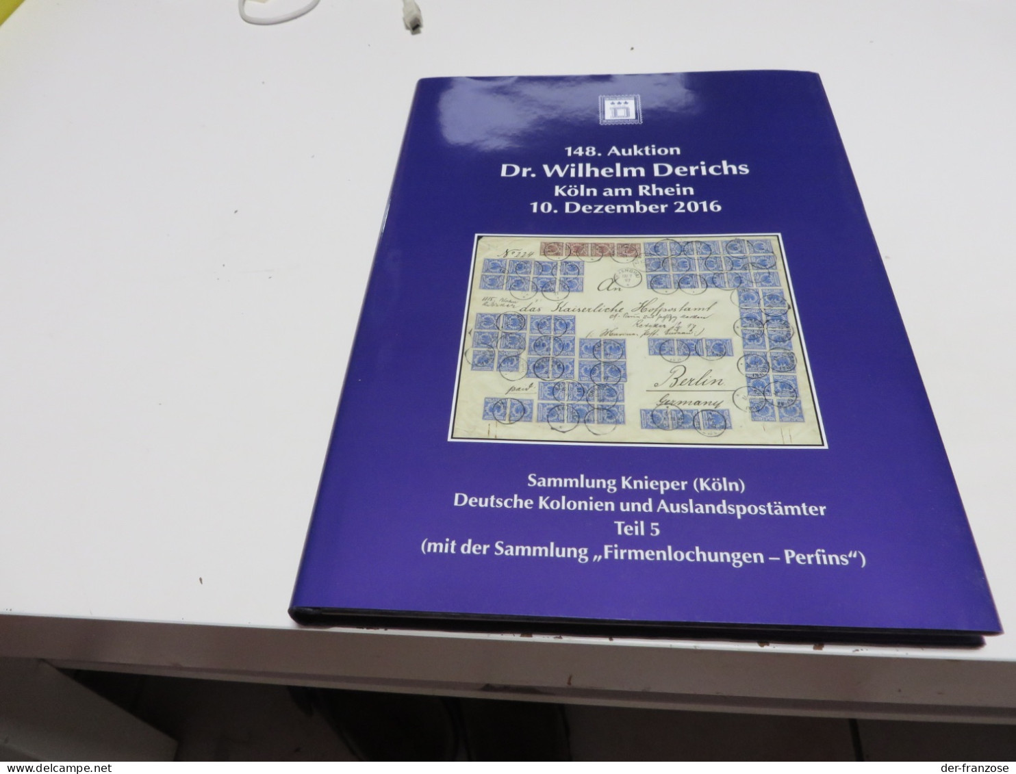 4 Dr. WILHELM DERICHS AUKTIONSKATALOG Teil 3 bis 6  tob Zustand