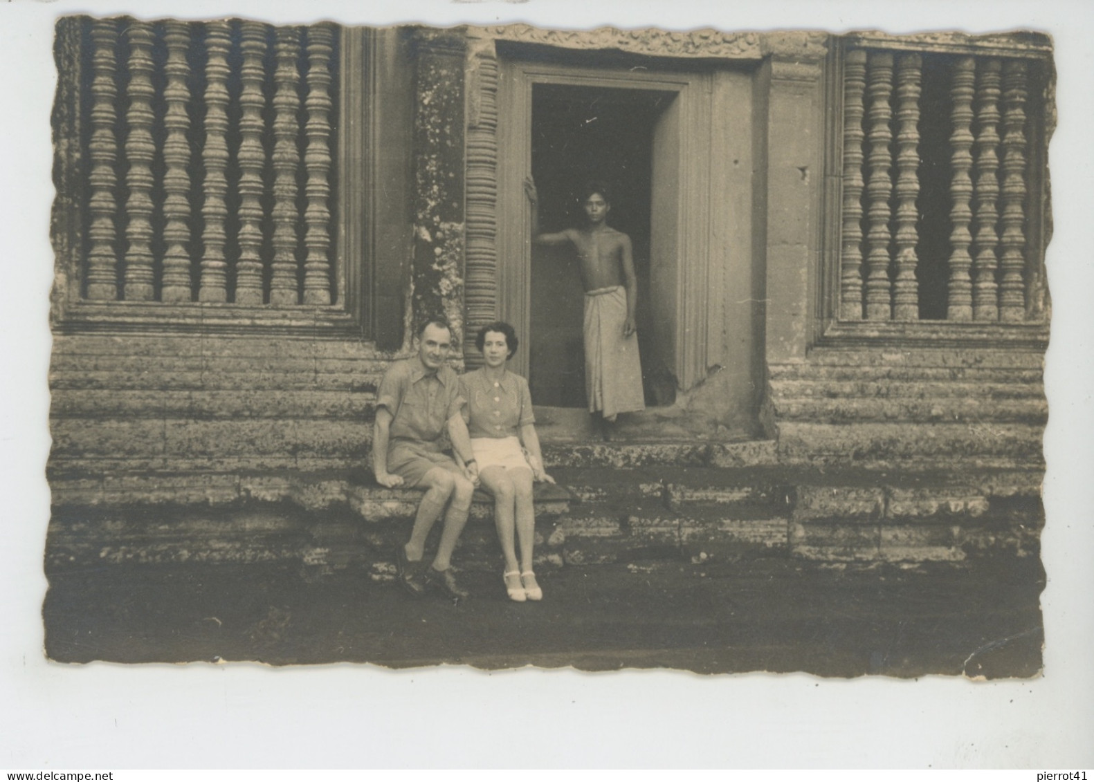 ASIE - CAMBODGE - ANGKOR VAT - Belle Carte Photo Des Années 30 - Cambodge