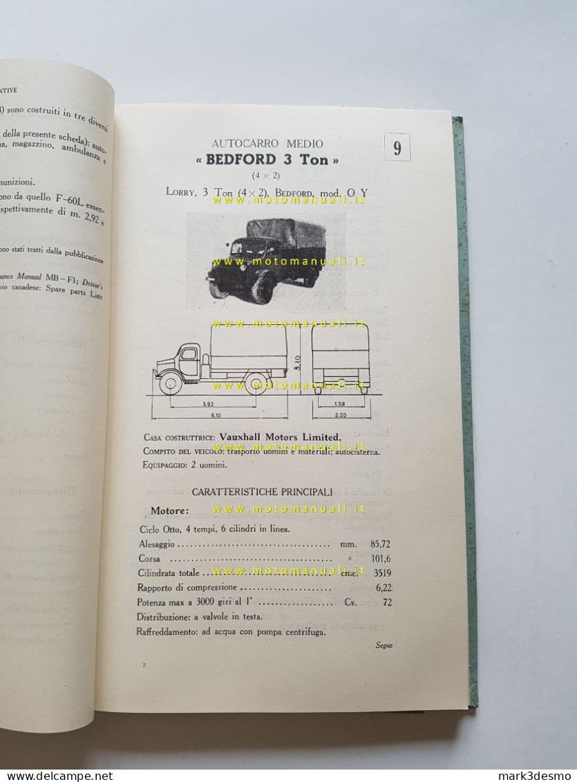 Autoveicoli mezzi corazzati in dotazione esercito Italiano MInistero Difesa 1956