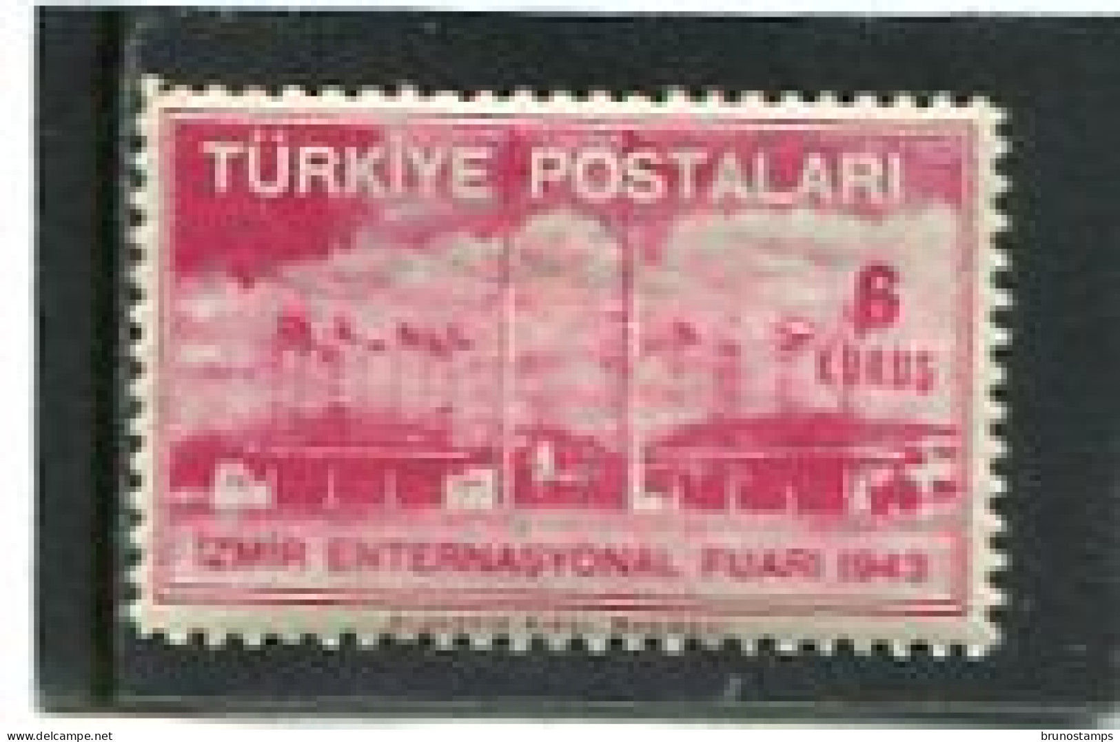 TURKEY/TURKIYE - 1943   6k  EXPO  MINT NH - Unused Stamps