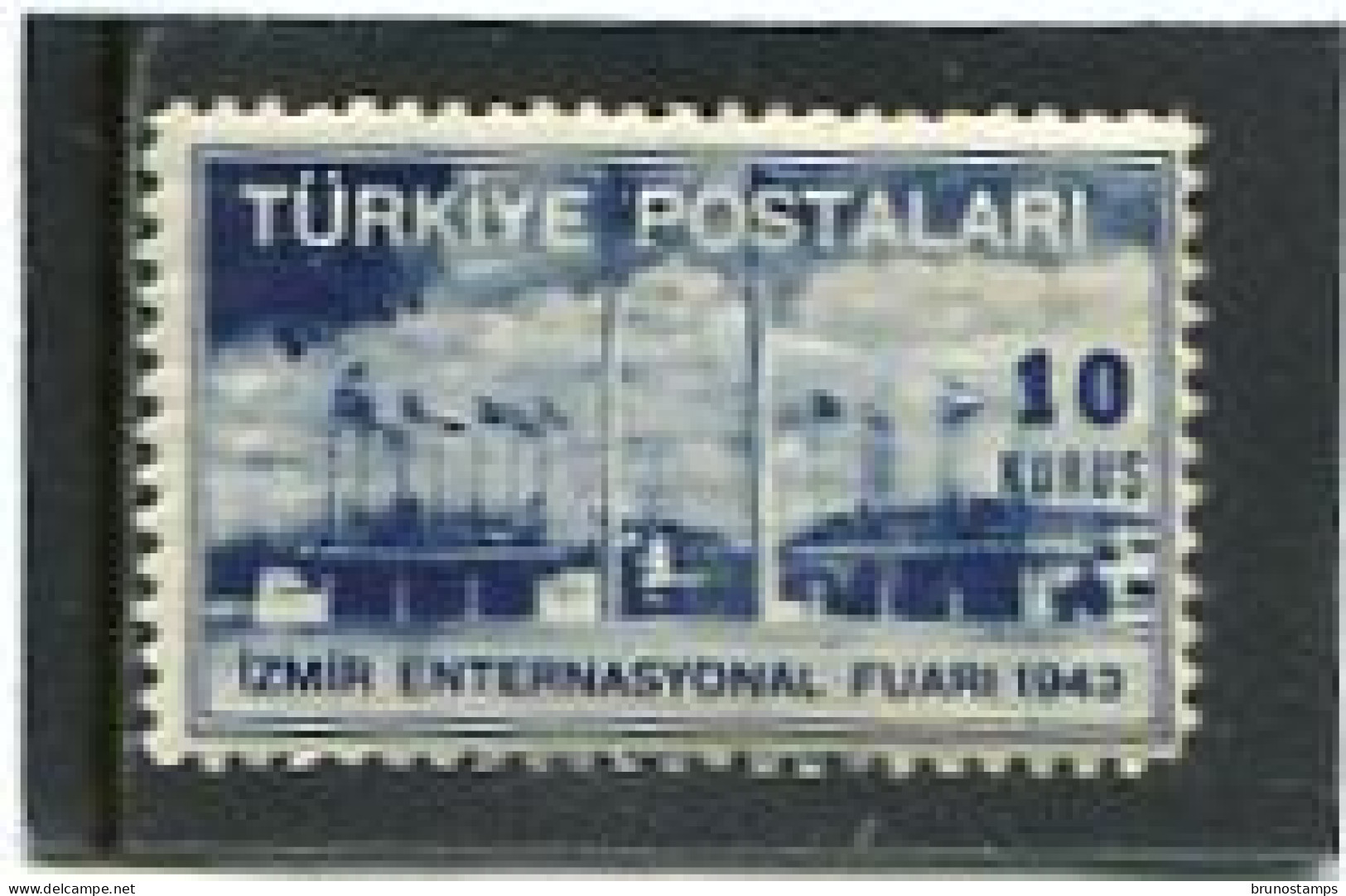 TURKEY/TURKIYE - 1943   10k  EXPO  MINT NH - Ongebruikt