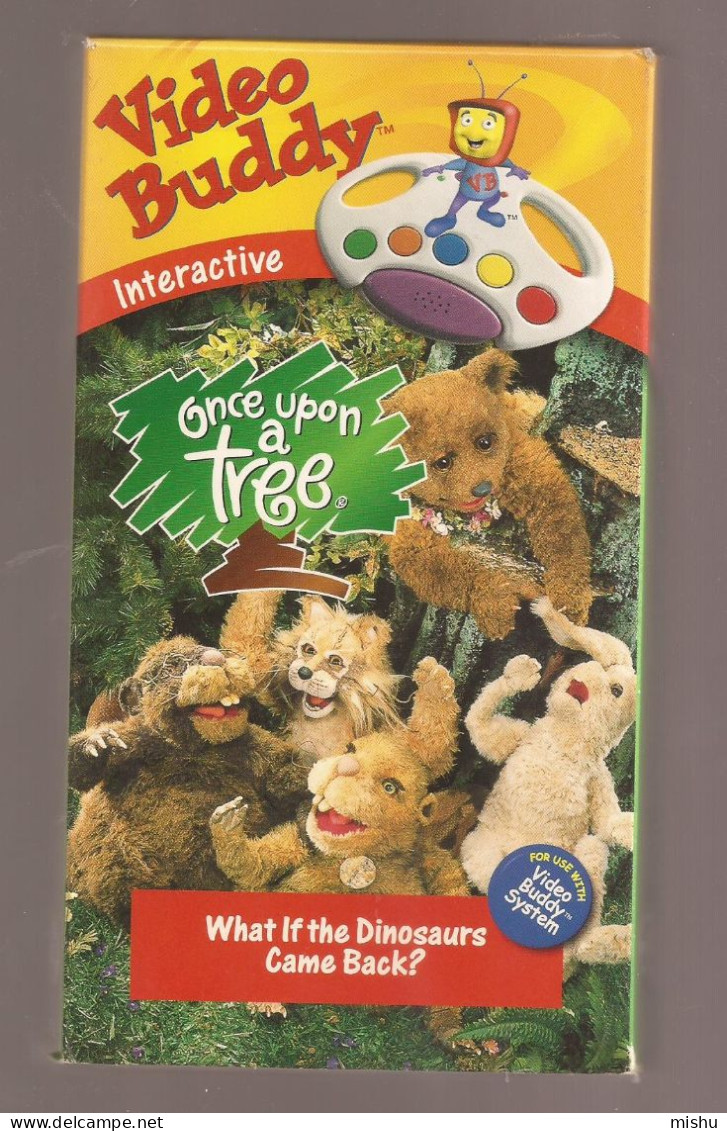 VHS Tape - Video Buddy, Interactive - Once Upon A Tree - What If The Dinosaurs Came Back ? - Children & Family