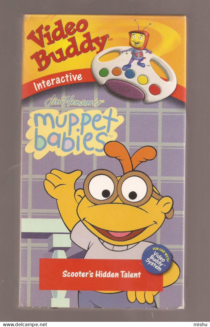 VHS Tape - Video Buddy, Interactive - Muppet Babies - Scooter's Hiden Talent - Infantiles & Familial