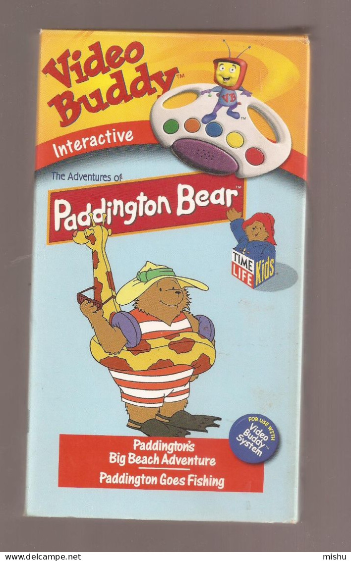 VHS Tape - Video Buddy, Interactive - The Adventures Of Paddington Bear - Familiari