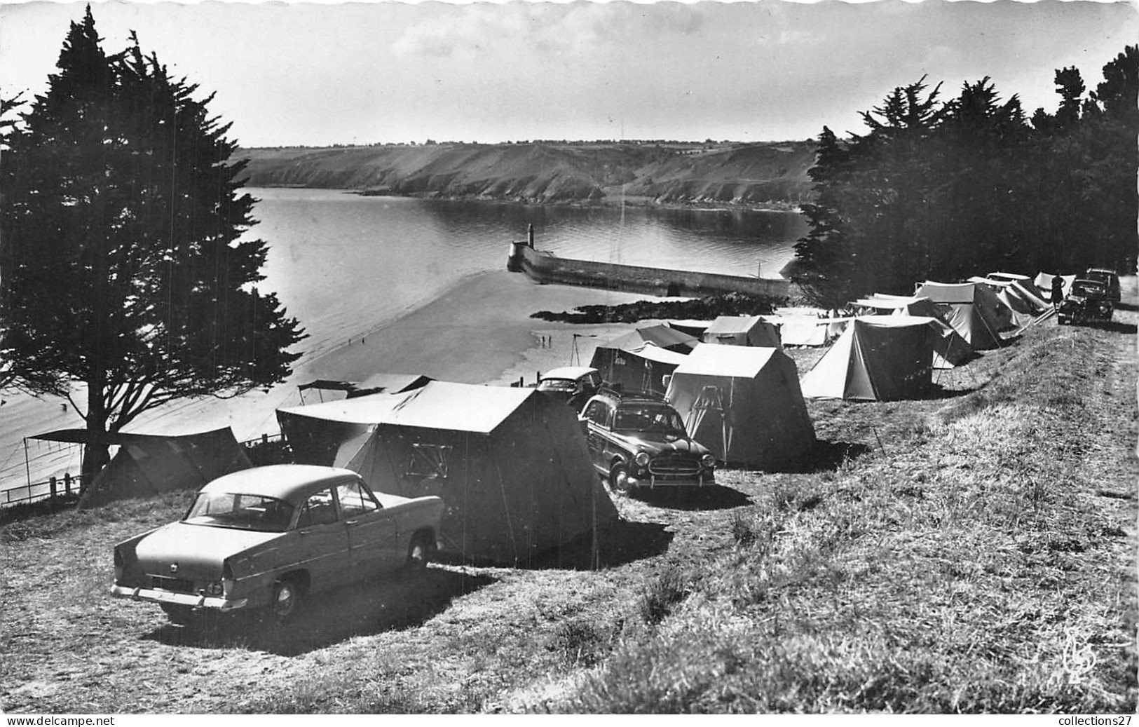 22-BINIC- SUR LES FALAISES DE LA RONIOUSE, LE JOLI TERRAIN DE CAMPING DES FAUVETTES - Binic