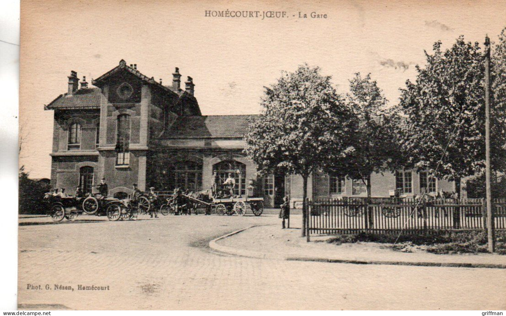 HOMECOURT JOEUF LA GARE 1932 TBE - Homecourt