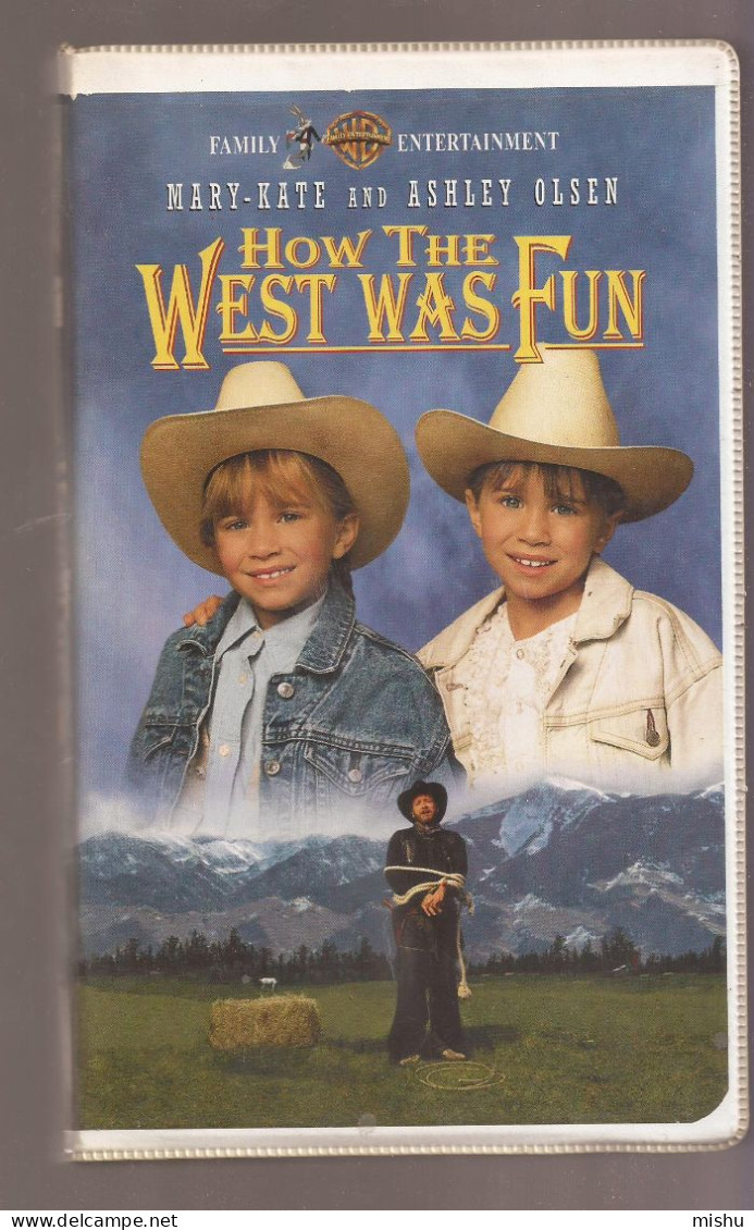 VHS Tape Movie - Olsen Sisters - How The West Was Fun - Infantiles & Familial