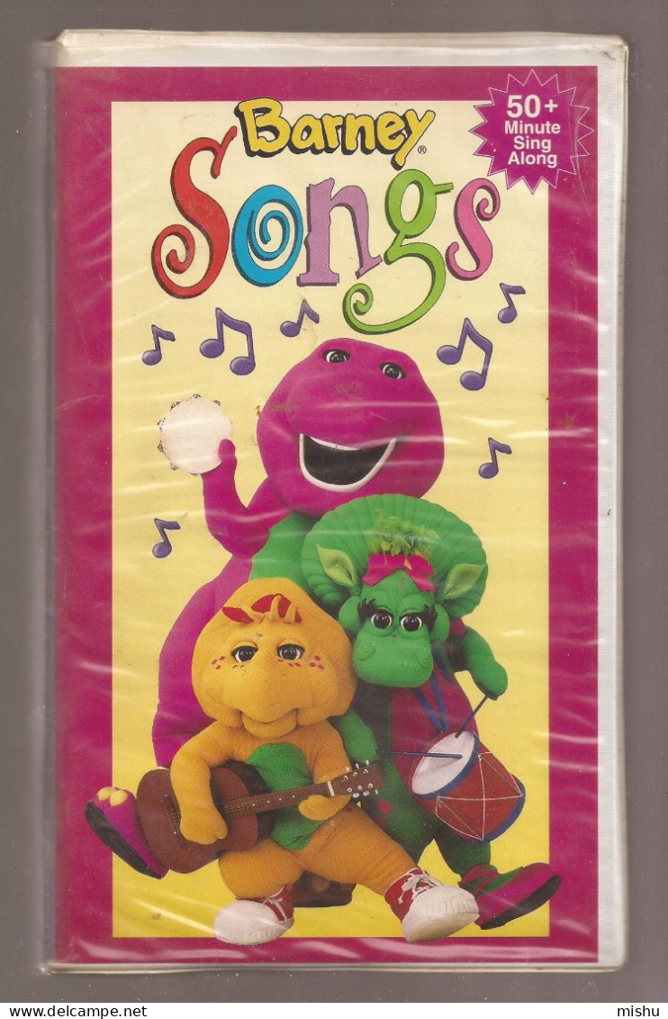 VHS Tape - Barney Songs - Infantiles & Familial