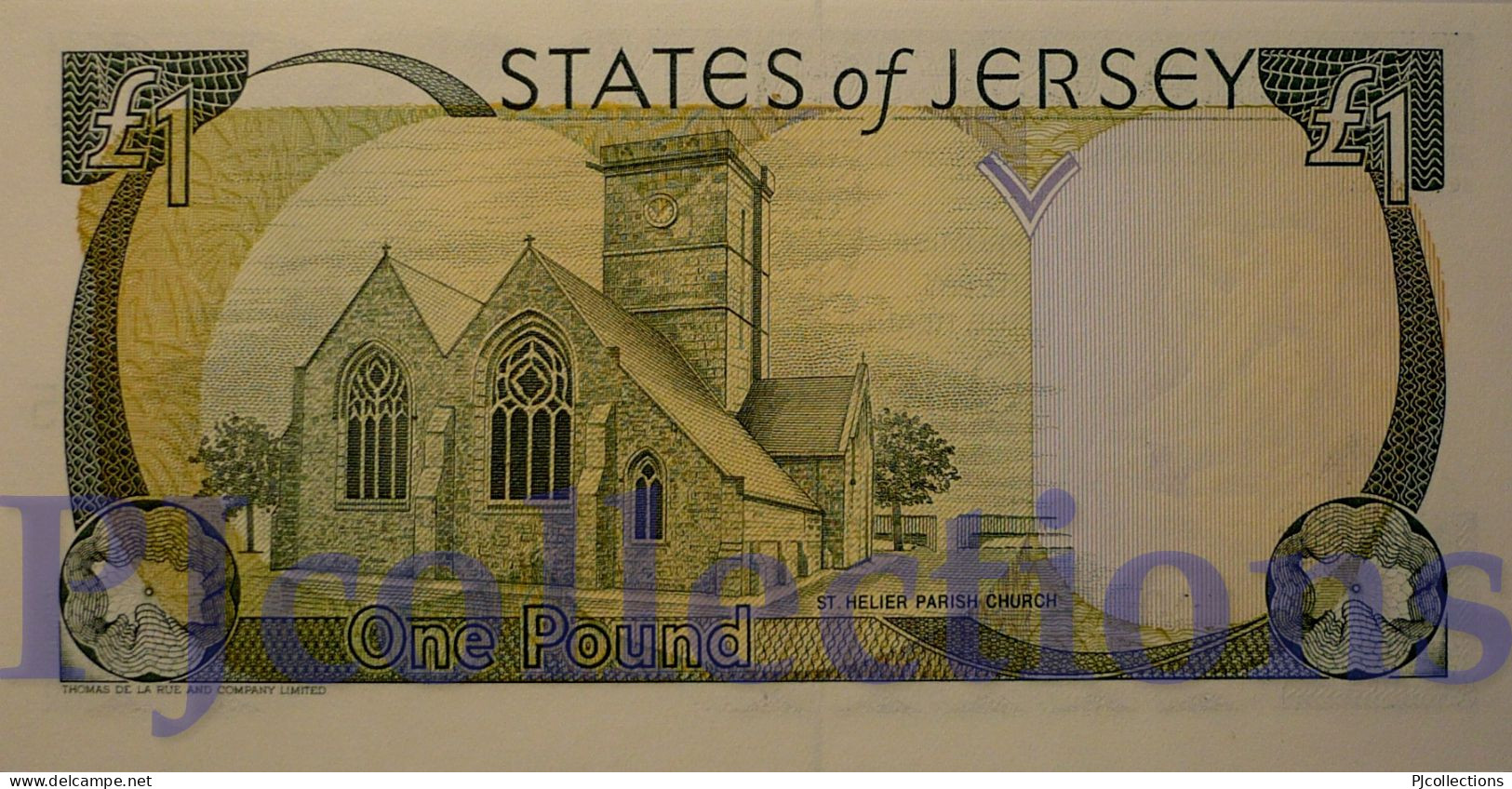 JERSEY 1 POUND 2000 PICK 26a UNC LOW SERIAL NUMBER "TC000445" - Jersey