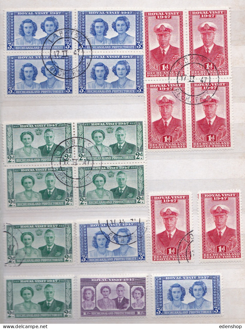 1897-1953 BECHUANALAND- FORMER GB PROTECTORATE Stamps, Mint & Used,  Details In Description - 1885-1964 Bechuanaland Protectorate