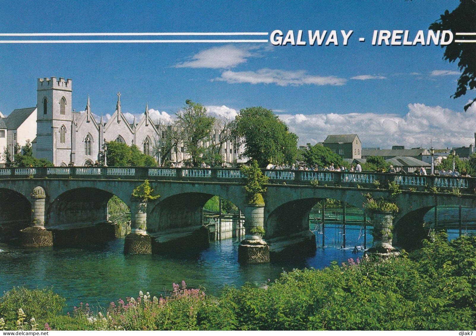 Irlande Galway City The Salmon Weir Bridge - Galway