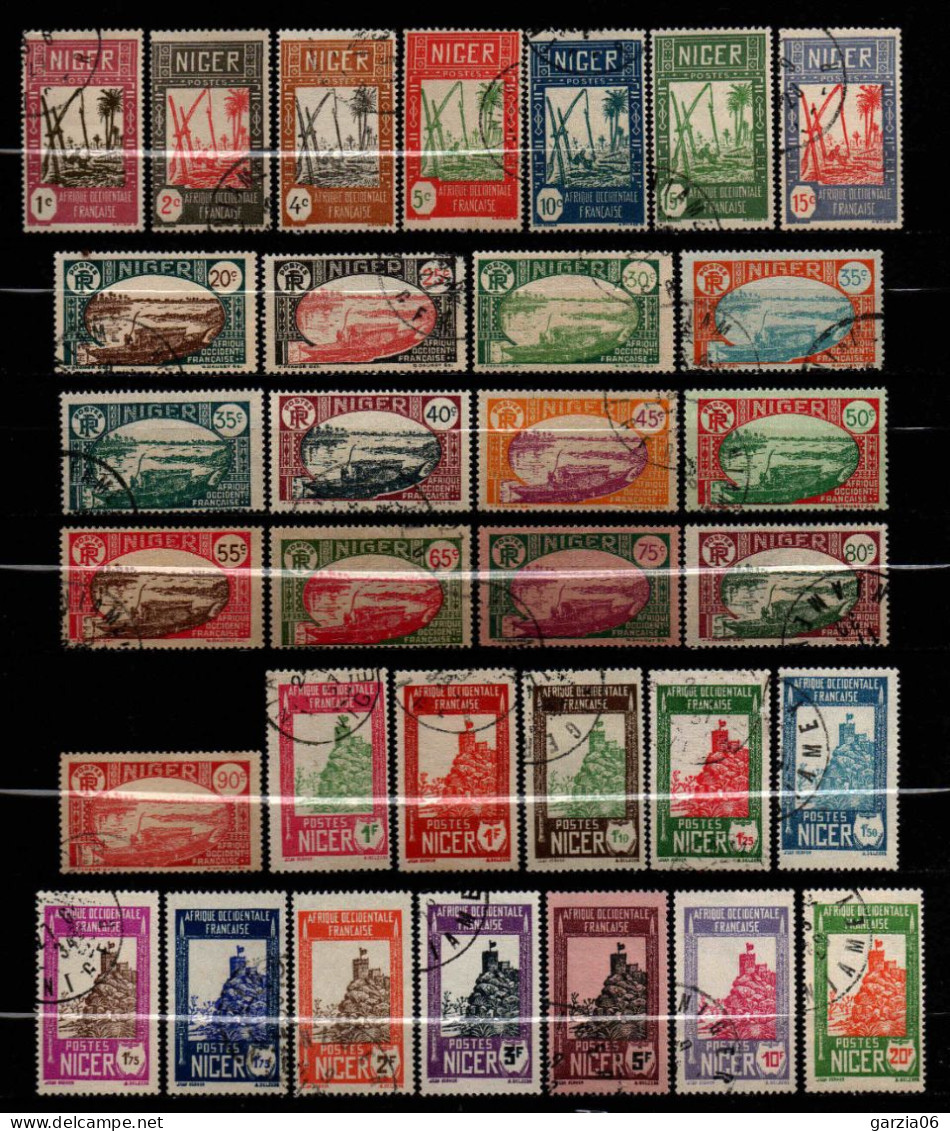 Niger  - 1926 - Aspects Du Niger  - N° 29 à 52 - Oblit - Used - Used Stamps