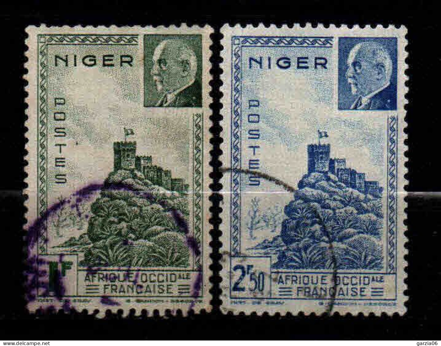 Niger  - 1941 - Pétain - N° 93-94 - Oblit - Used - Gebraucht