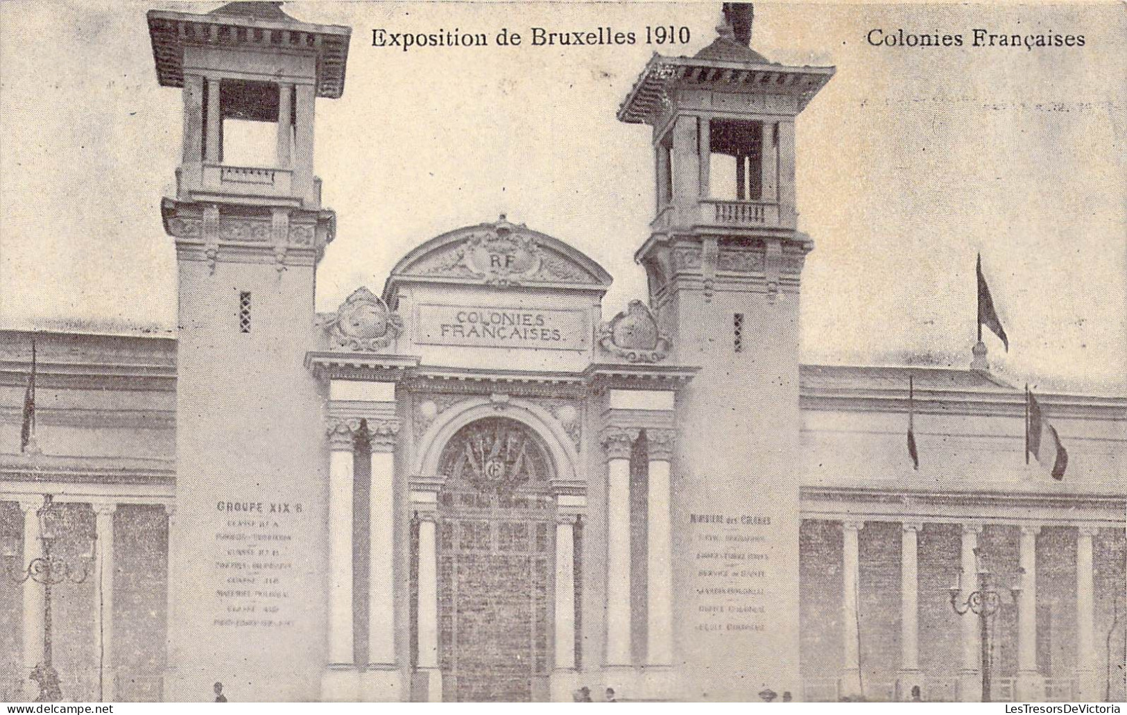 BELGIQUE - Bruxelles - Exposition De Bruxelles 1910 - Colonies Françaises - Carte Postale Ancienne - Expositions Universelles