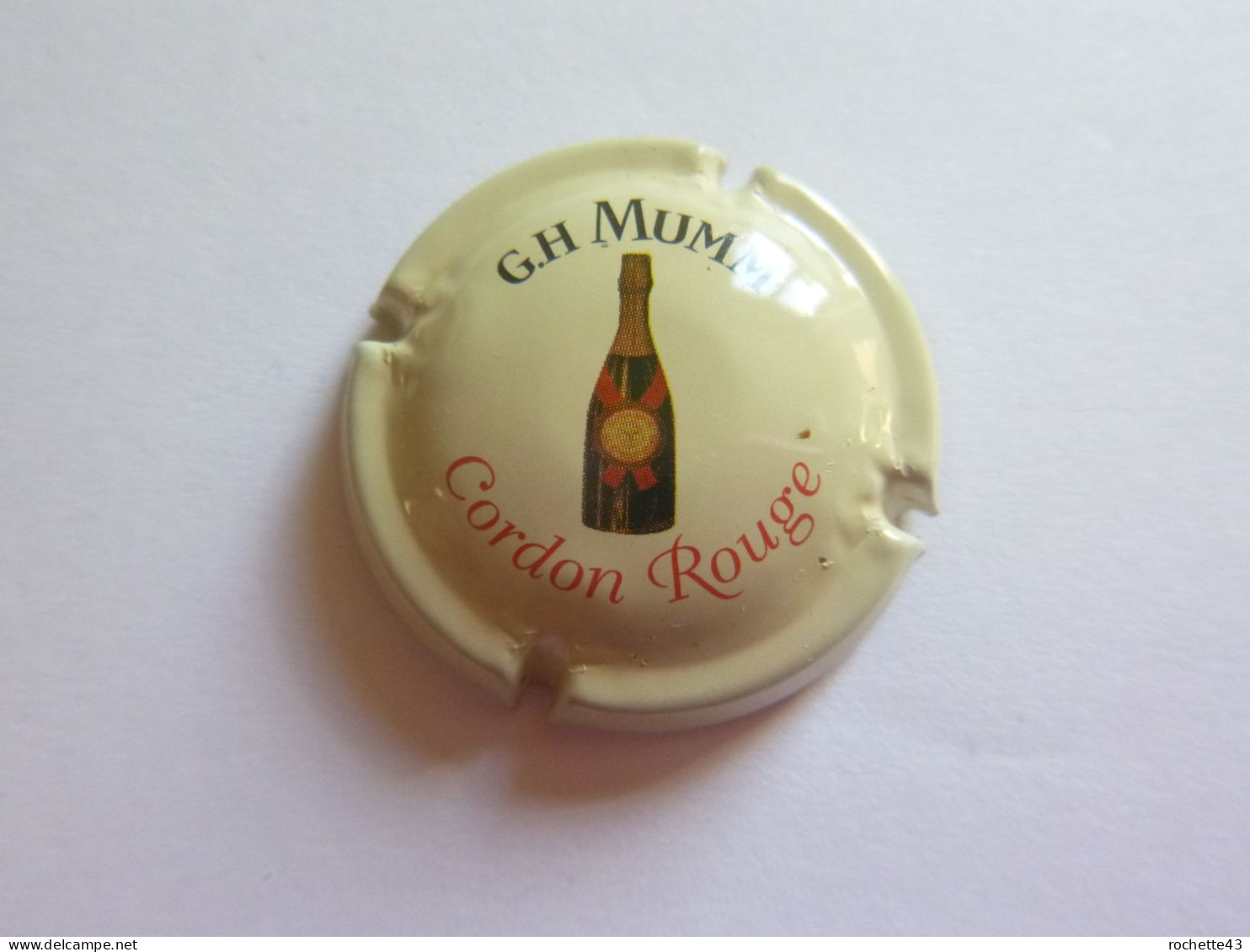 Capsule Plaque Muselet De Champagne -  GH MUMM - Cordon Rouge - Mumm GH