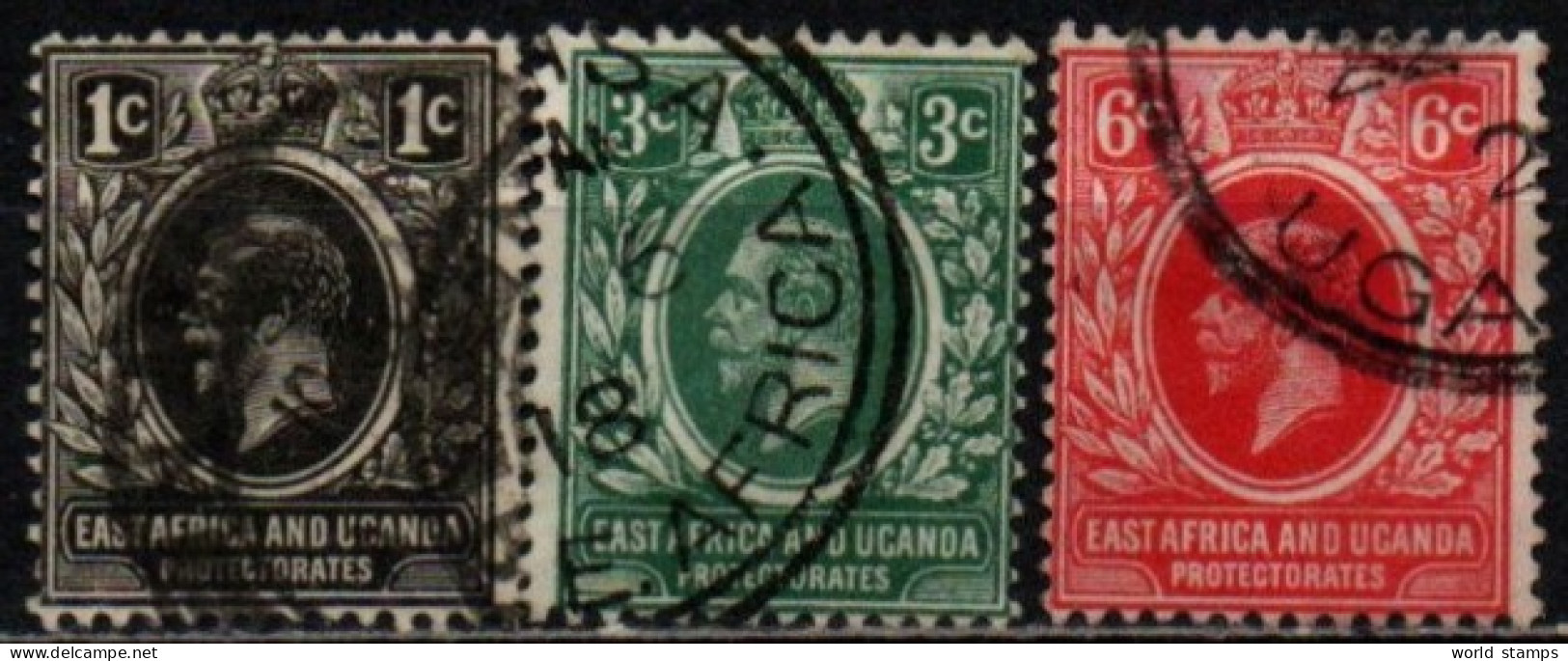 AFRIQUE OR. BRIT. ET OUGANDA 1912-21 O - East Africa & Uganda Protectorates