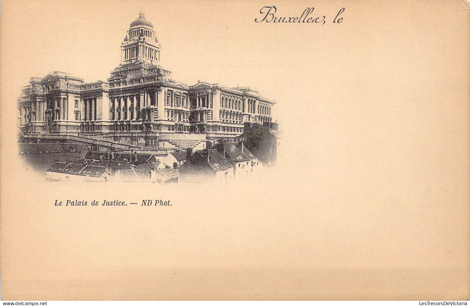 BELGIQUE - Bruxelles - Le Palais De Justice - Carte Postale Ancienne - Monumenti, Edifici