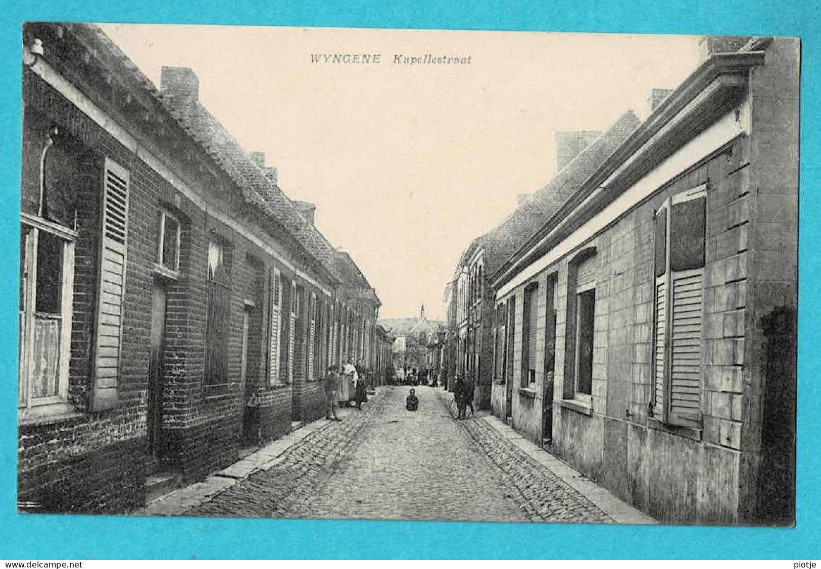 * Wingene - Wyngene (Tielt - West Vlaanderen) * (Uitg Drukker Anseeuw) Kapellestraat, Rue De La Chapelle, Animée, TOP - Wingene