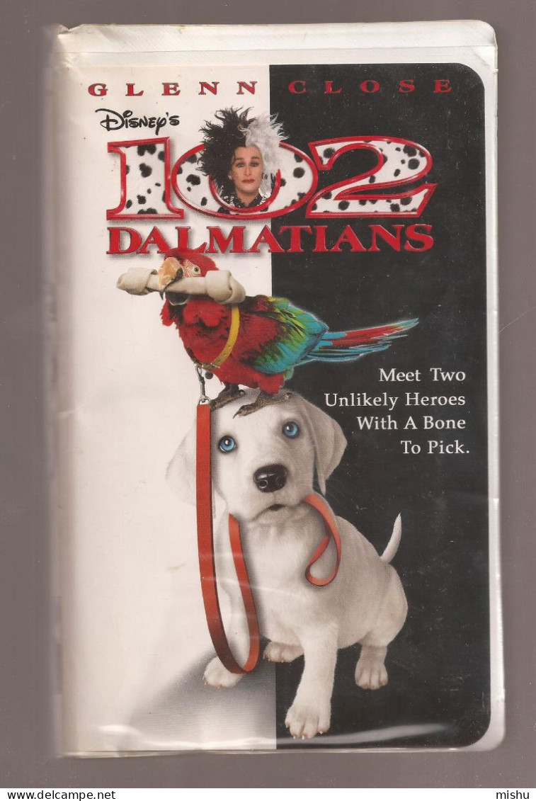 VHS Tape - Disney - 102 Dalmatians - Children & Family
