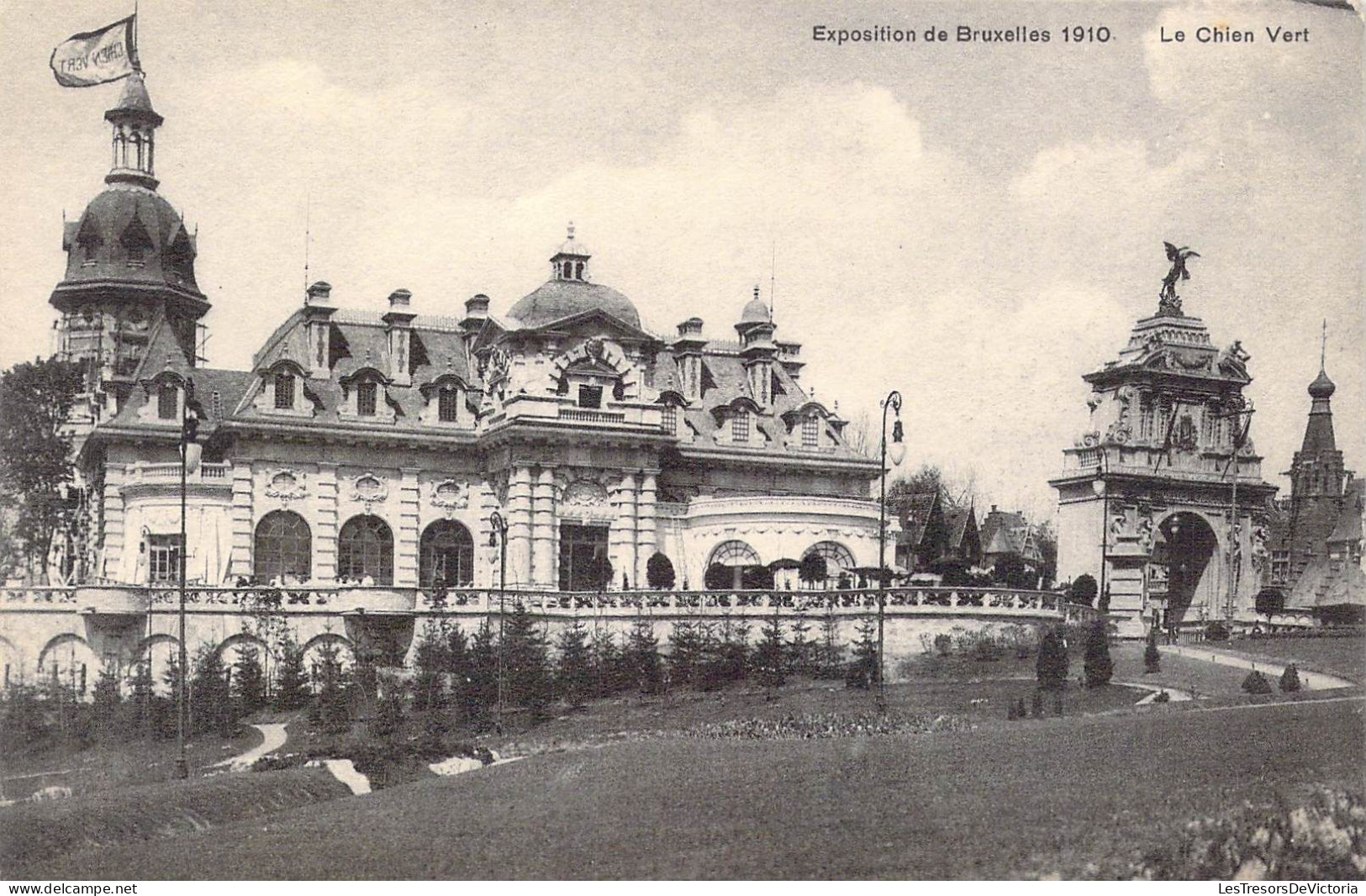 BELGIQUE - Bruxelles - Exposition De Bruxelles 1910 - Le Chien Vert - Carte Postale Ancienne - Expositions Universelles