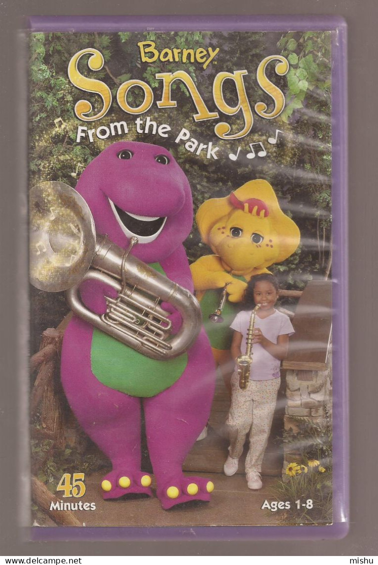 VHS Tape - Barney Songs From The Park - Infantiles & Familial