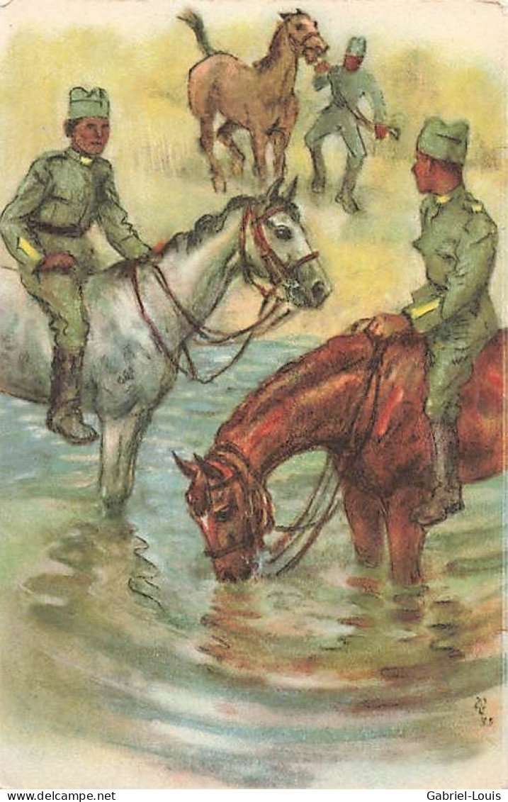Armée Suisse Militaria - Schweizer Armee - Militär Grenzbesetzung 1939 Mobilisation Dragons Pferden Chevaux Cavalerie - Oorlog 1914-18