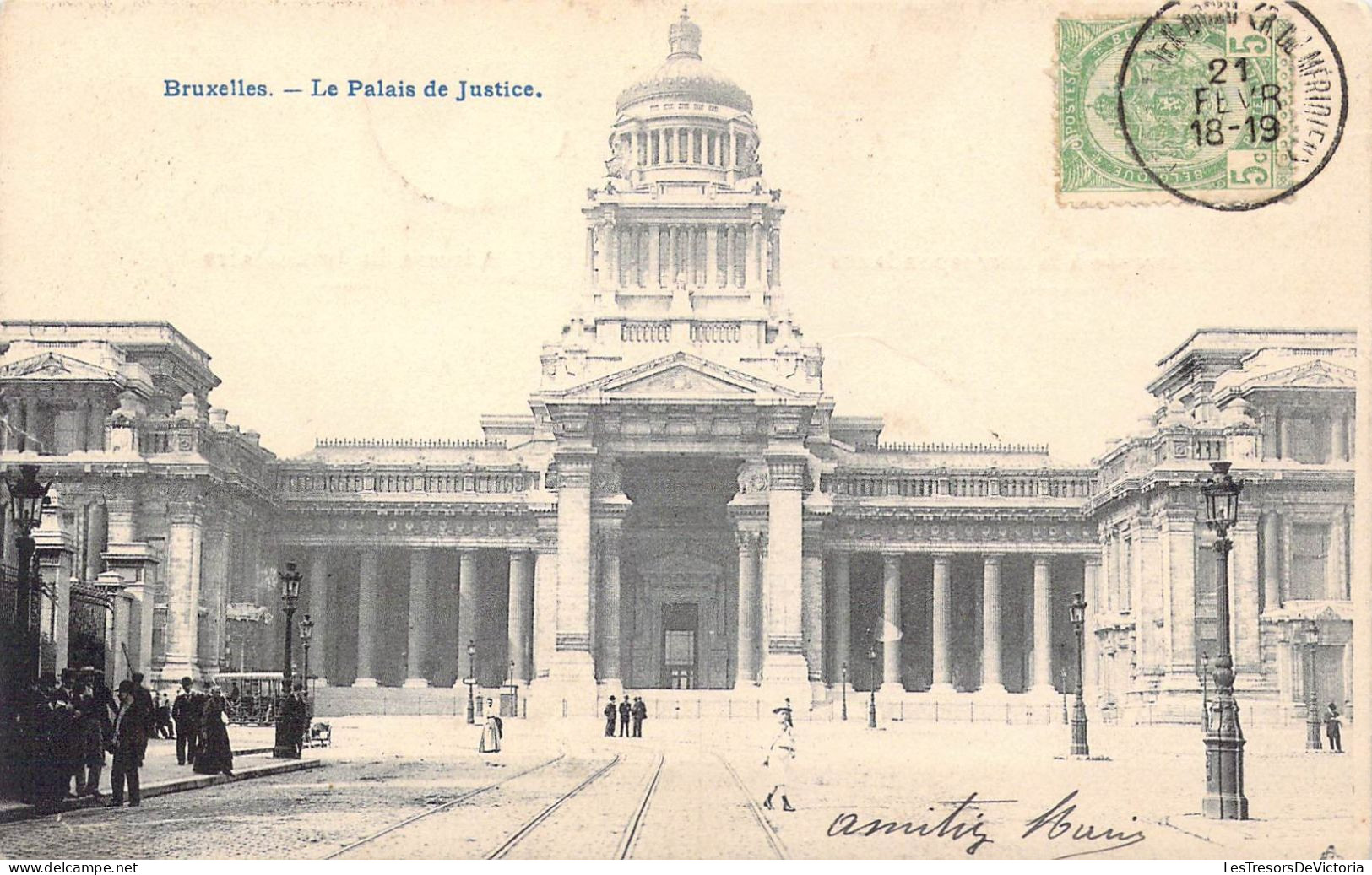 BELGIQUE - Bruxelles - Le Palais De Justice - Carte Postale Ancienne - Monumenti, Edifici