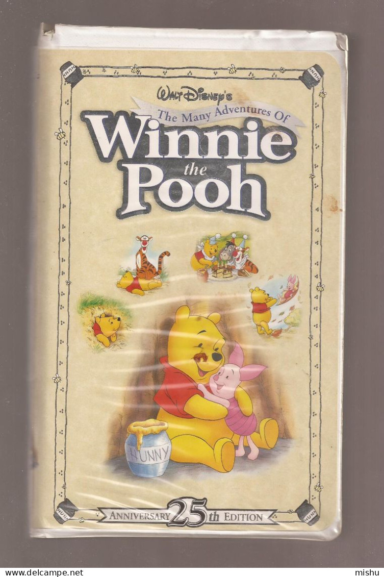 VHS Tape - Disney - Winnie The Pooh - Aniversary 25th Edition - Children & Family