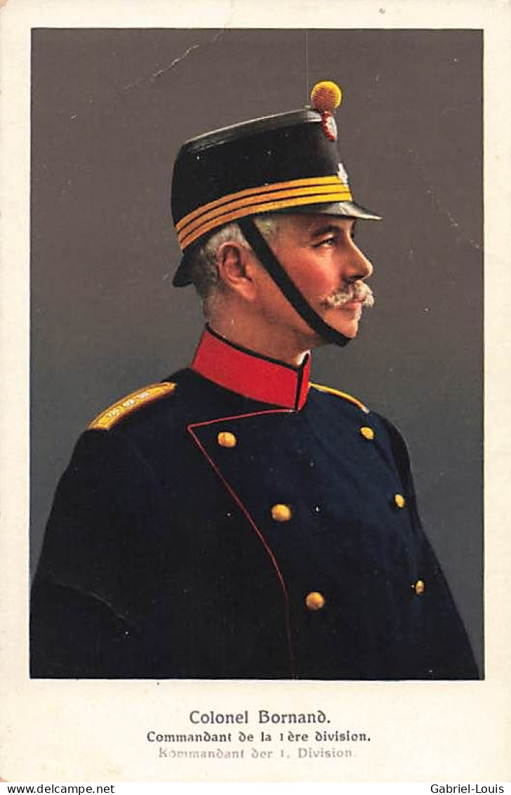 Armée Suisse Militaria - Schweizer Armee - Militär Colonel Bornand Comandant De La 1ère Division - Sion