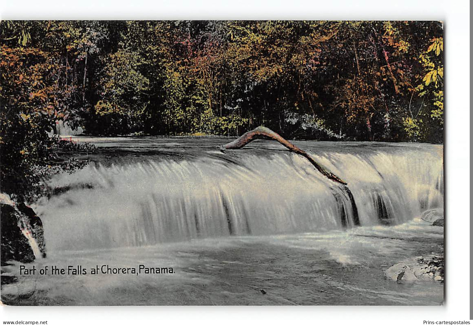 CPA Panama Part Of The Falls At Chorera - Panama