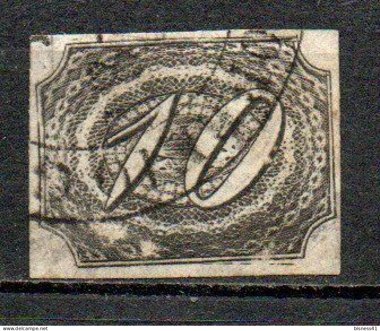 Col33 Brasil Bresil 1844 N° 4 Oblitéré Cote : 30,00€ - Used Stamps