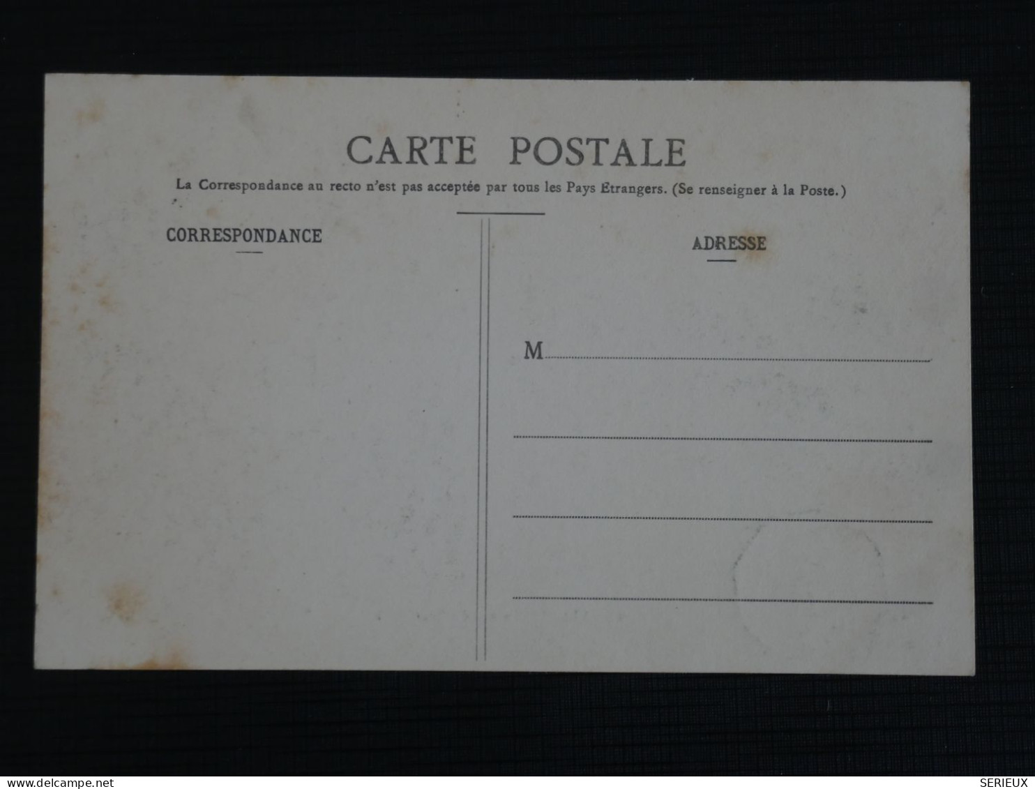 BU15 LA REUNION  BELLE  CARTE   1907 OBLITERATION MARINE  POUR  MARSEILLE  + AFF. INTERESSANT ++ - Brieven En Documenten