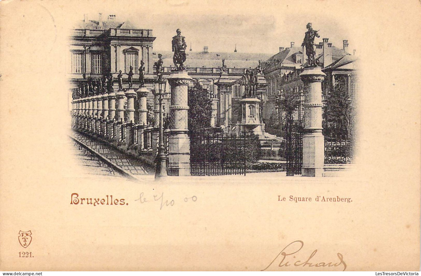 BELGIQUE - Bruxelles - Le Square D'Arenberg - Carte Postale Ancienne - Squares