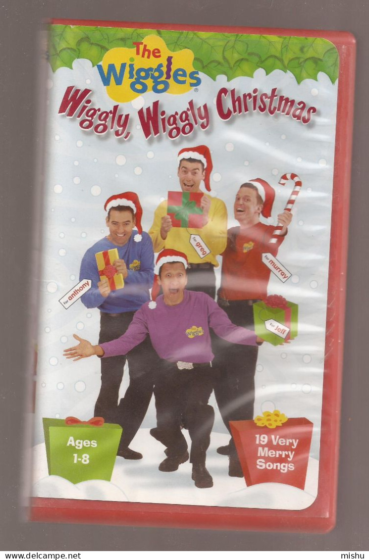 VHS Tape - The Wiggles - Wiggly, Wiggly Christmas - Kinder & Familie