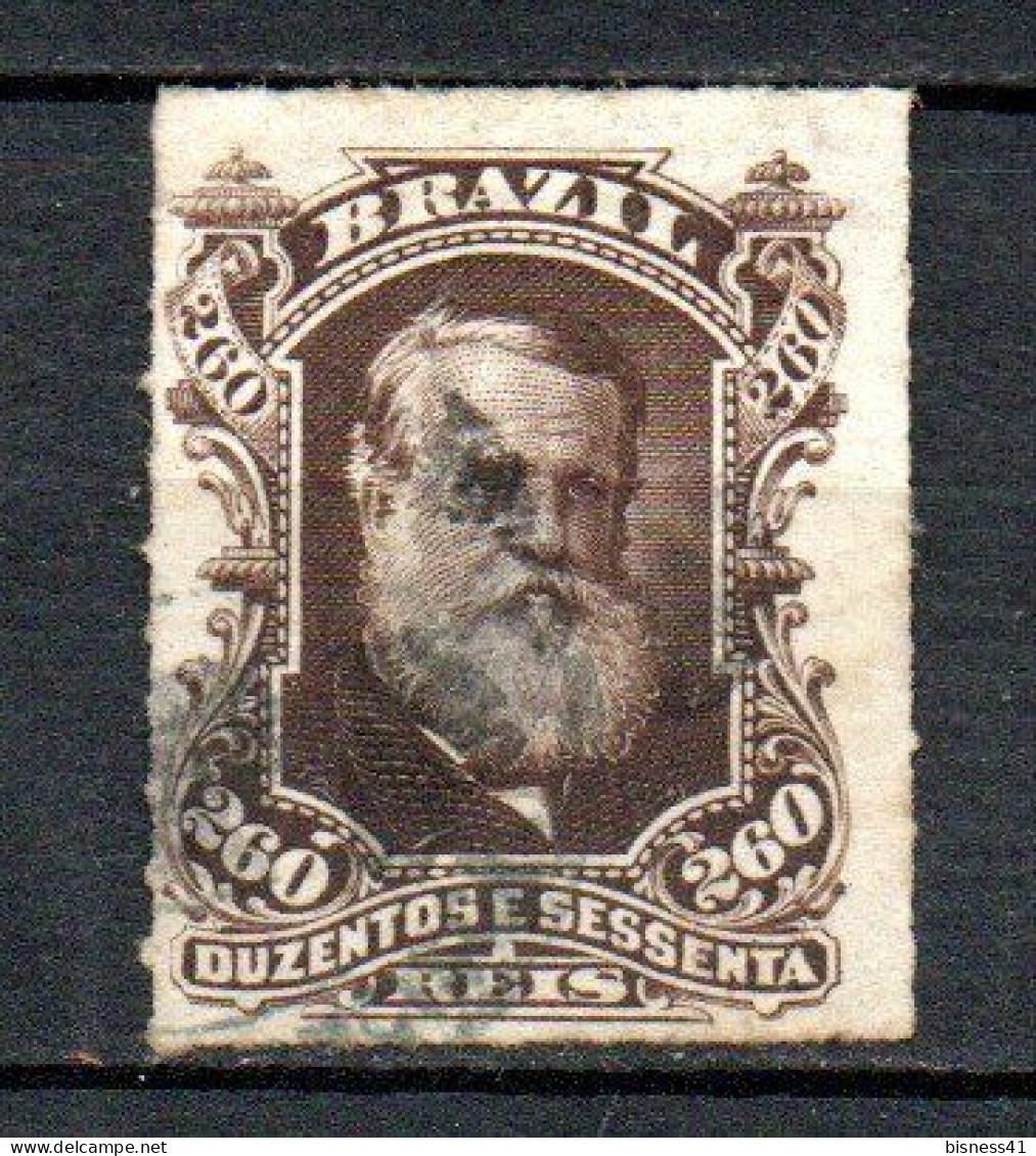 Col33 Brasil Bresil 1878 N° 43 Oblitéré Cote : 30,00€ - Used Stamps
