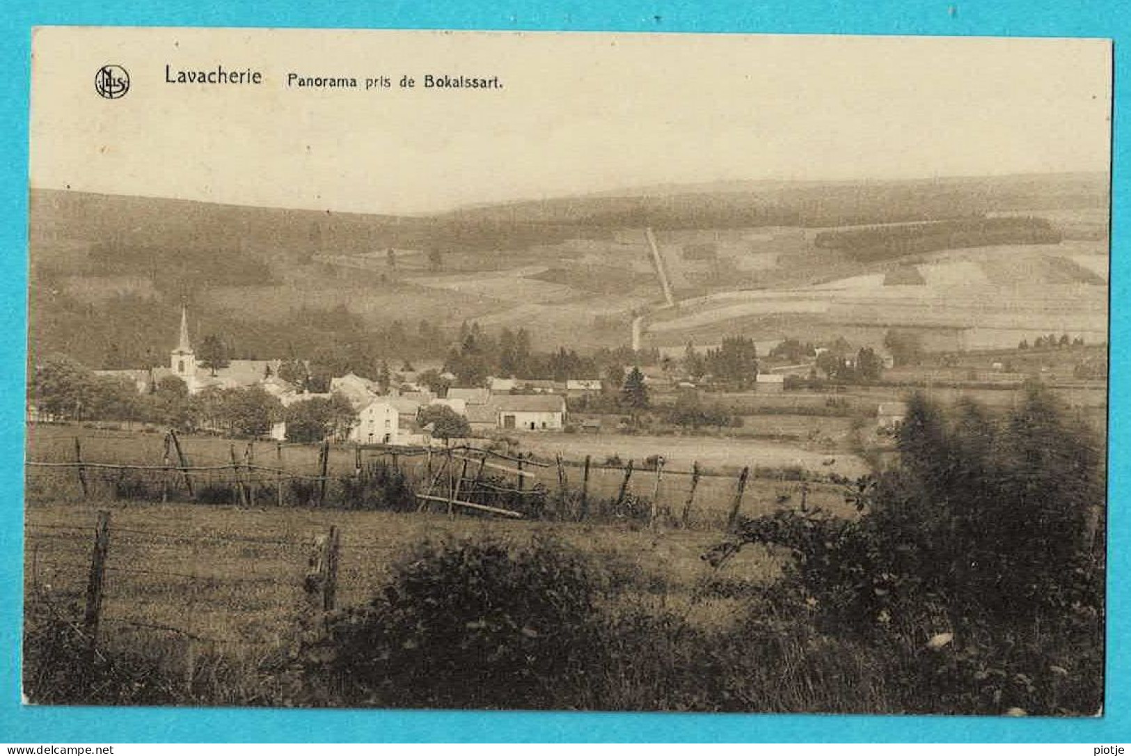 * Lavacherie - Sainte Ode (Luxembourg - La Wallonie) * (Nels, Edition Renard Dufey) Panorama Pris De Bokalssart - Sainte-Ode