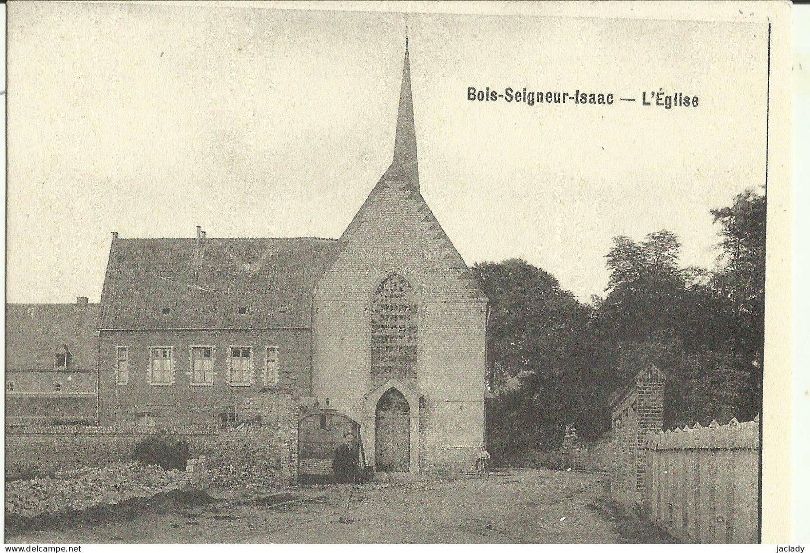 Bois-Seigneur-Issac -- L' Eglise. (2 Scans) - Eigenbrakel