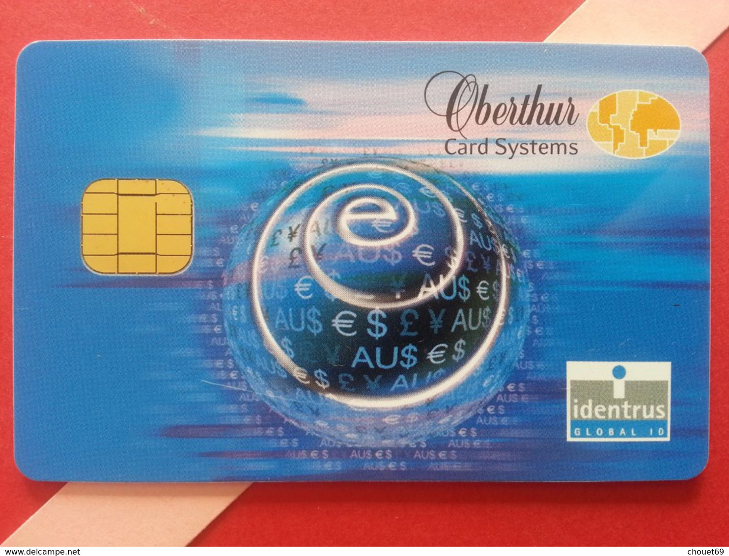 OBERTHUR Card Systems Identrus Global Id DEMO TEST CARD Smart (BA0415 - Onbekende Oorsprong