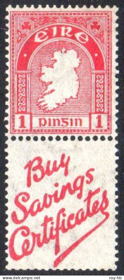 1931-39 1d Attached To Label Buy Savings Certificates, Wmk. Upright, Very Fine To Superb Perfs., U/m Mint - Neufs