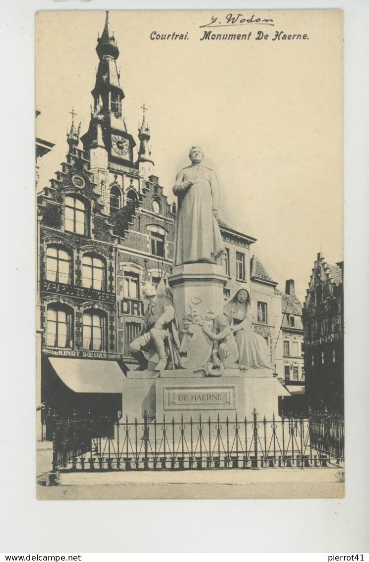 BERGIQUE - Kortrijk - COURTRAI - Monument De Haerne - Kortrijk