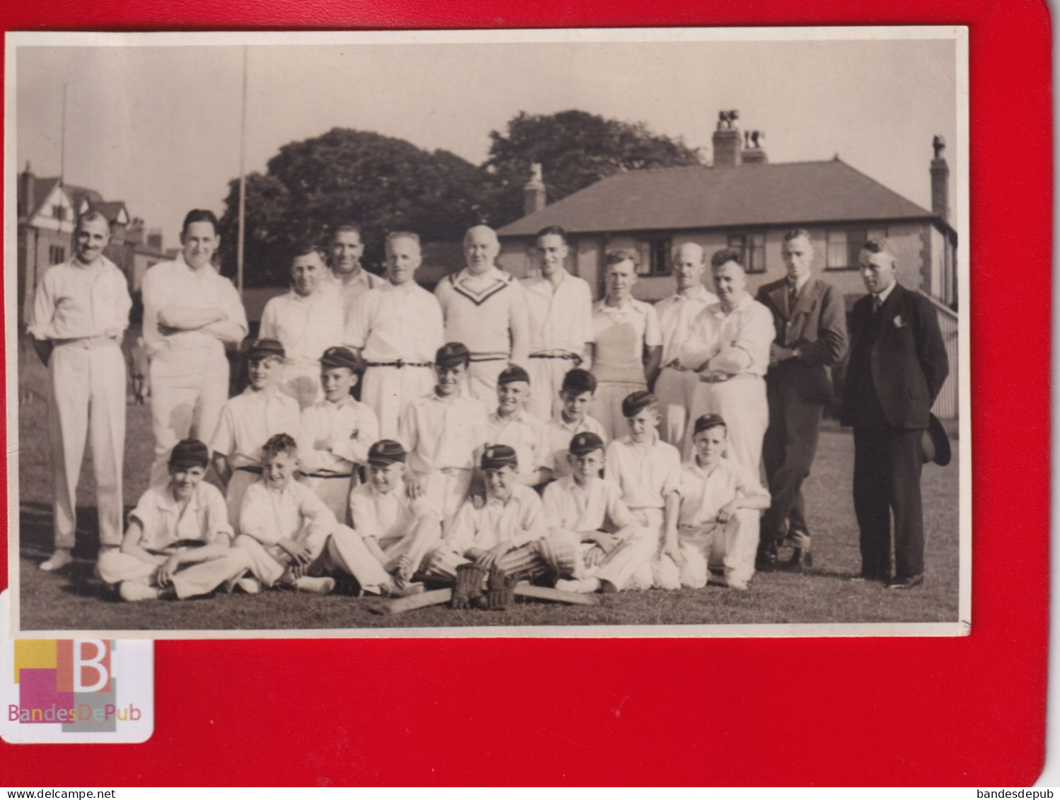 JUILLET 1938 Angleterre Father Kings Junior School  XI équipe Baseball Enfants - Baseball