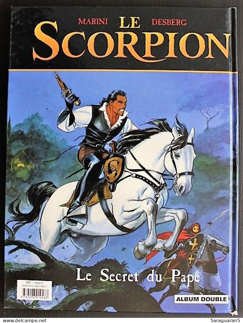 BD LE SCORPION - 1 - La Marque Du Diable / Le Secret Du Pape - Album Double - Scorpion, Le