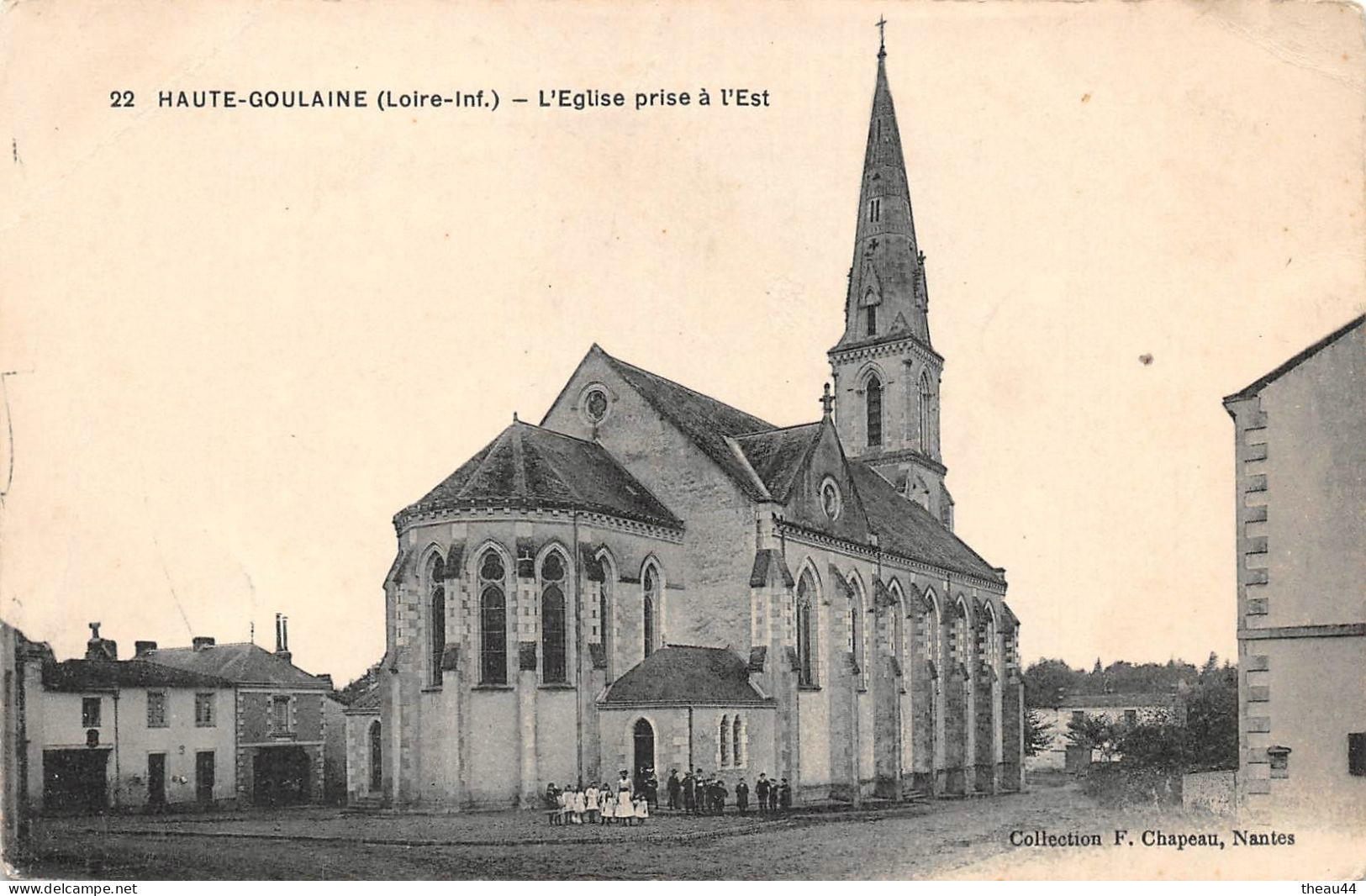 ¤¤   -  HAUTE-GOULAINE   -  L'Eglise Prise De L'Est   -  ¤¤ - Haute-Goulaine