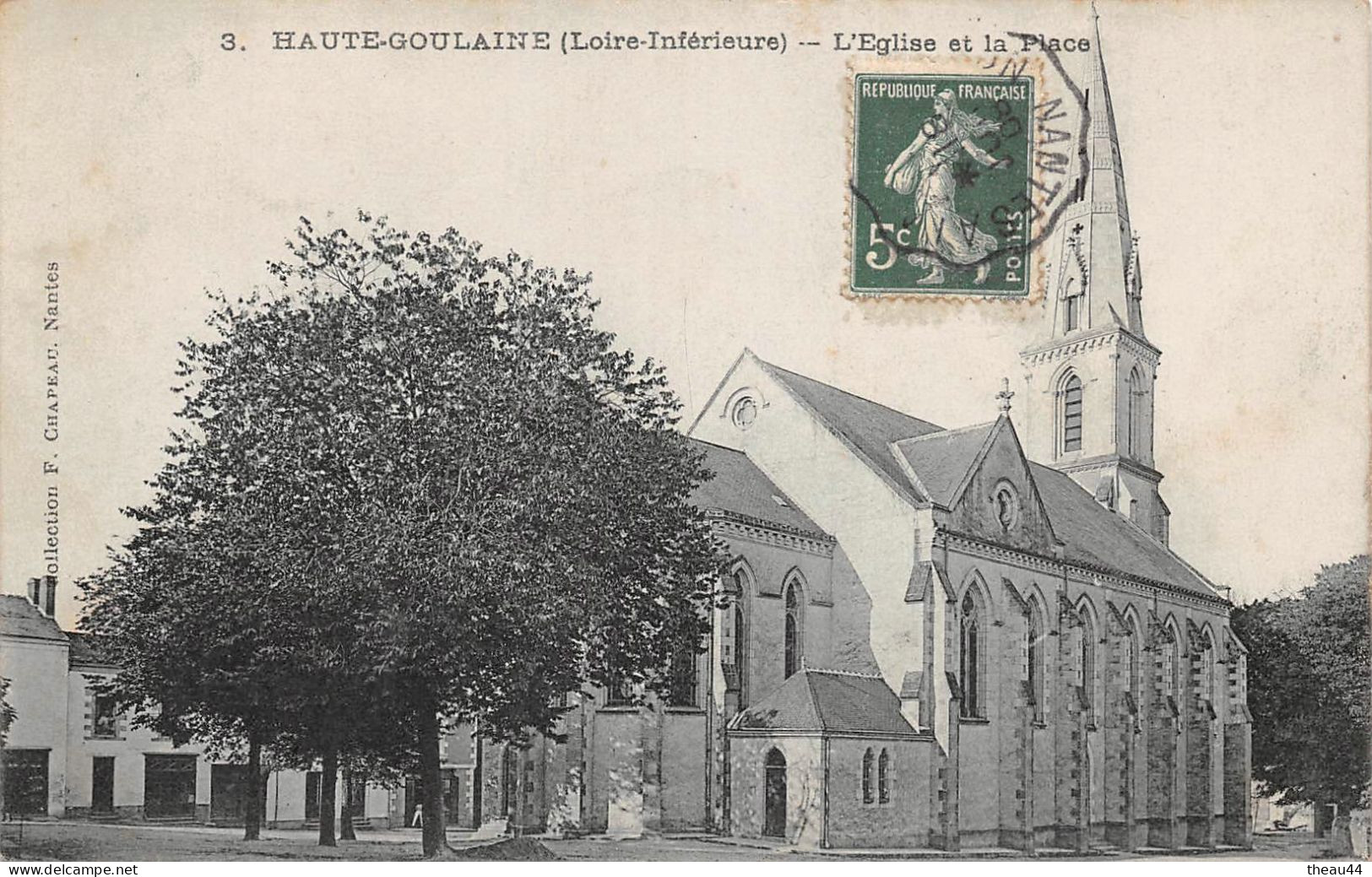 ¤¤   -  HAUTE-GOULAINE   -  L'Eglise Et La Place   -  ¤¤ - Haute-Goulaine
